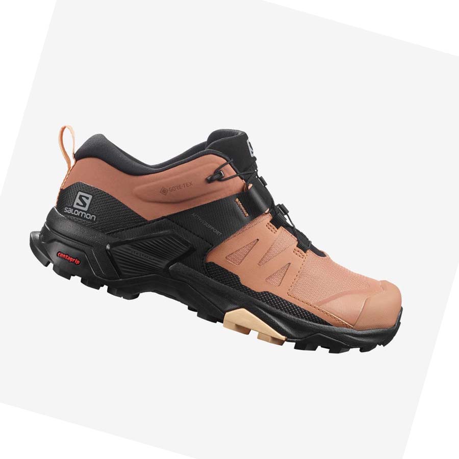 Salomon WoX ULTRA 4 GORE-TEX Túracipő Női Barna | HU 2799HAP